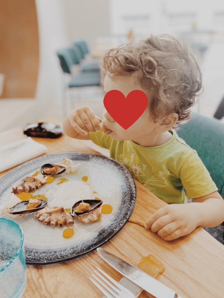 Criancas e restaurantes